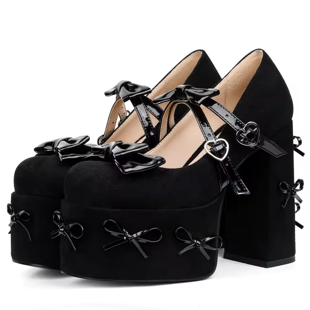 Noir Darling Heels