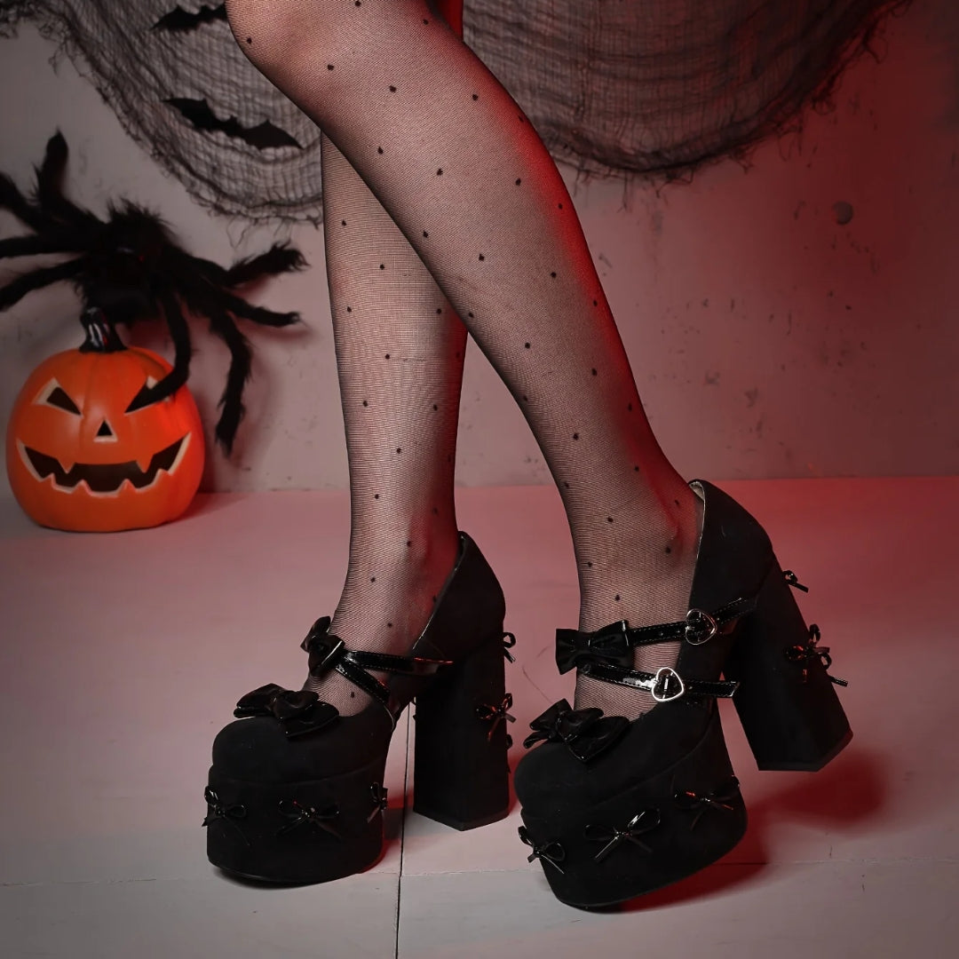 Noir Darling Heels