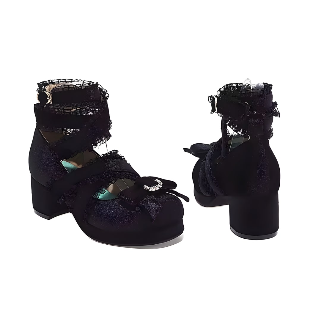 Velvet Eclipse Heels