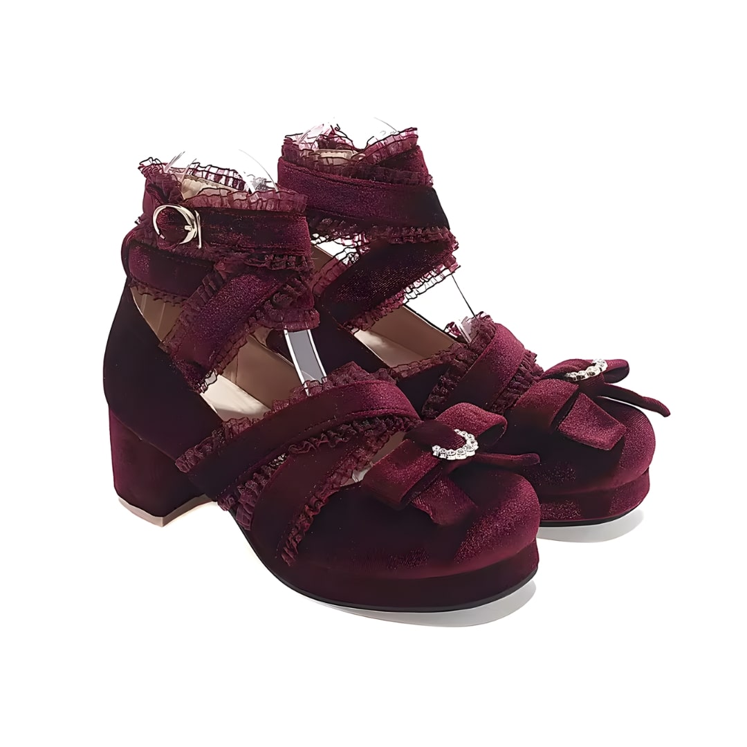 Velvet Eclipse Heels