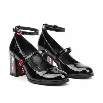 Blood Blossom Heels