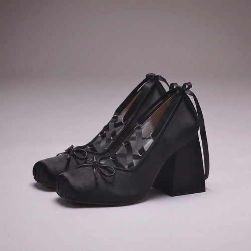 Satin Oath Heels