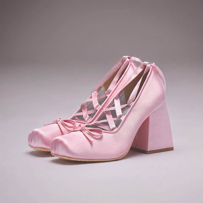 Satin Oath Heels