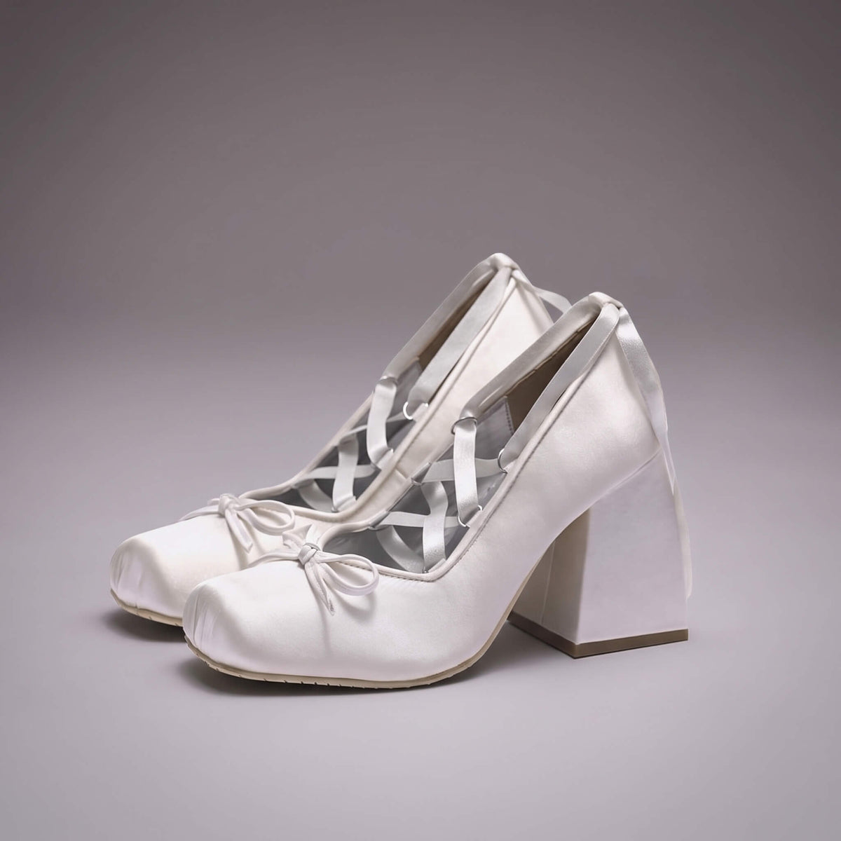 Satin Oath Heels