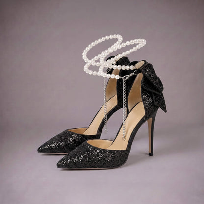 Obsidian Belle Heels
