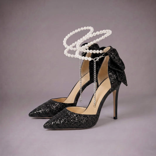 Obsidian Belle Heels