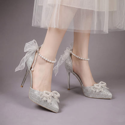Silver Seraph Heels