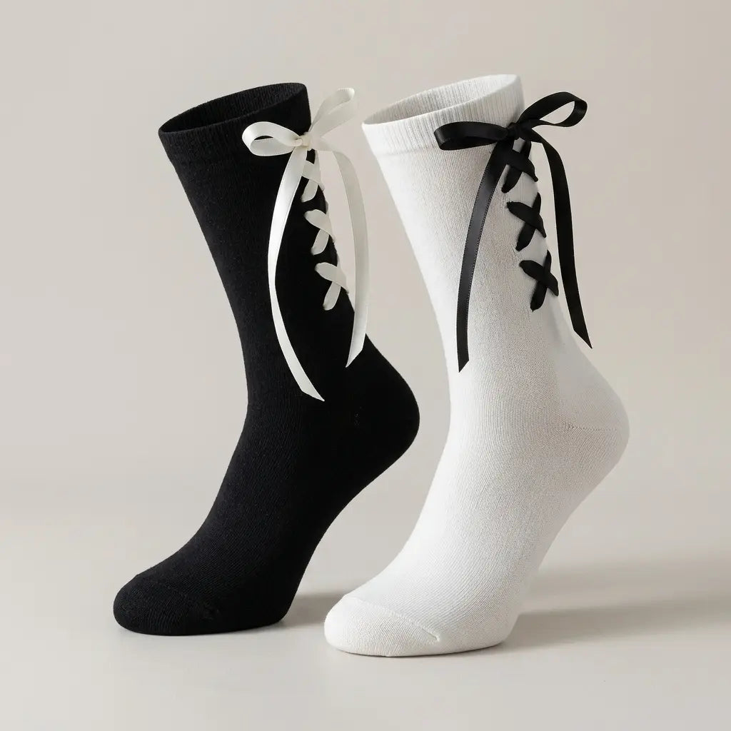 Ribbon Vow Socks