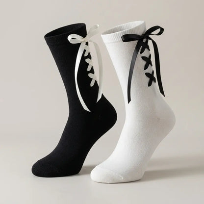 Ribbon Vow Socks
