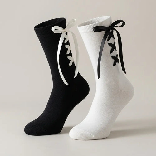 Ribbon Vow Socks